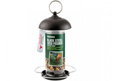 Gardman Black Steel Seed Feeder for Birds